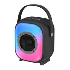 Subwoofer per altoparlante Bluetooth colorato esterno portatile NR168D da 10 W (nero)
