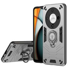 Custodia per telefono con supporto per anello Camshield per Honor X9b (grigio)