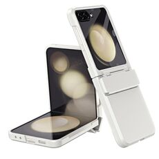 Per Samsung Galaxy Z Flip6 5G Diamond Case-film Cerniera integrale Custodia antiurto per telefono(Bianco)