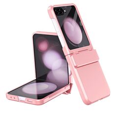 Per Samsung Galaxy Z Flip6 5G Diamond Case-film Cerniera integrale Custodia antiurto per telefono (rosa)