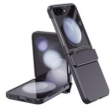 Per Samsung Galaxy Z Flip6 5G Diamond Case-film Cerniera integrale Custodia antiurto per telefono (Nero)