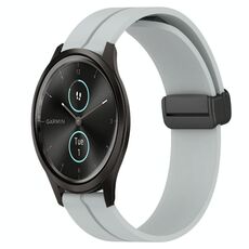 Per Garmin Garminmove Style 20mm Cinturino magnetico in silicone con chiusura magnetica (grigio)