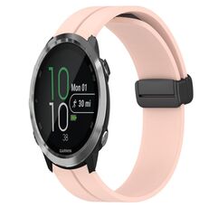 Per Garmin Forerunner 645 Music 20mm Cinturino magnetico in silicone con chiusura magnetica (rosa)