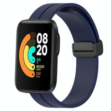 Per Xiaomi MI Watch Sport 22mm Cinturino magnetico in silicone con chiusura magnetica (blu notte)