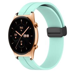 For Honor Watch GS 3 Cinturino in silicone con chiusura magnetica da 22 mm (verde acqua)