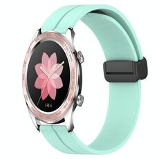 For Honor Watch Dream 22mm Cinturino in silicone con chiusura magnetica in tinta unita (verde acqua)
