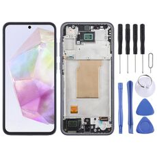 Per Samsung Galaxy A35 SM-A356B Digitalizzatore schermo LCD originale assemblaggio completo con cornice