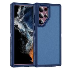 Custodia per telefono smerigliata impermeabile Guard Life per Samsung Galaxy S22 Ultra 5G (blu reale)