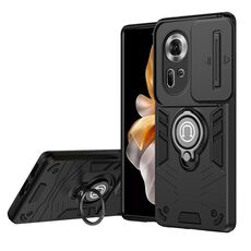 Per OPPO Reno11 Global Camshield Custodia per telefono con anello (nero)