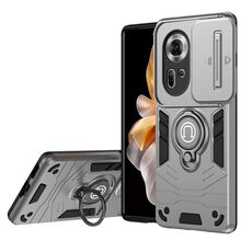 Per OPPO Reno11 Global Camshield Custodia per telefono con anello (grigio)