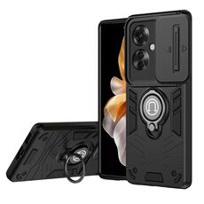 Per OPPO Reno11 F / F25 Pro Custodia per telefono con supporto ad anello Camshield (nero)