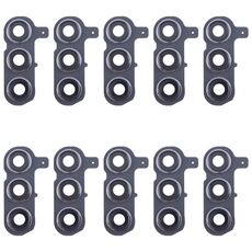 Per Samsung Galaxy S24+ SM-S926B 10 pezzi Copriobiettivo fotocamera posteriore originale (Argento)