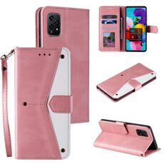 Custodia per cellulare in pelle con texture di vitello per unghie per Honor 200 Lite (oro rosa)