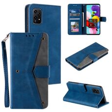 Custodia per cellulare in pelle con texture di vitello per unghie per Honor 200 Lite (blu)