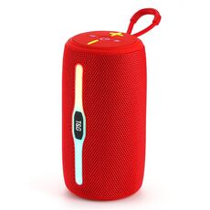T&G TG675 Altoparlante Bluetooth wireless Music Pulse con luce LED (rosso)