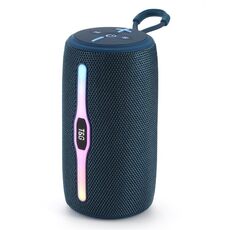 T&G TG675 Altoparlante Bluetooth wireless Music Pulse con luce LED (blu)