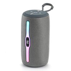 T&G TG675 Altoparlante Bluetooth wireless Music Pulse con luce LED (grigio)