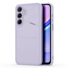 Custodia per telefono con supporto RFID per Samsung Galaxy A15 4G/5G (viola)