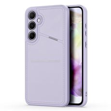 Custodia per telefono con supporto RFID serie Samsung Galaxy A35 5G DUX DUCIS Rafi II (viola)