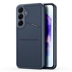 Custodia per telefono con supporto RFID per Samsung Galaxy A55 5G (blu)