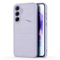 Custodia per telefono con supporto RFID per Samsung Galaxy A55 5G (viola)