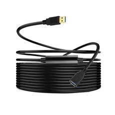 Cavo USB 3.0 femmina a USB 3.0 maschio in PVC, lunghezza: 1 m (nero)
