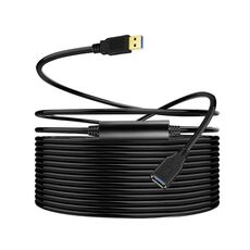 Cavo USB 3.0 femmina a USB 3.0 maschio in PVC, lunghezza: 2 m (nero)