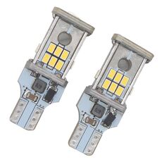 Luci di retromarcia a LED per autoveicoli da 2 pezzi Decodifica le luci dei freni ad ampia tensione di induzione (bianco)
