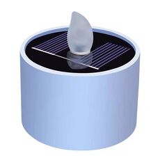 Luci solari a candela Lampada da esterno impermeabile per decorazione da giardino Lampada da atmosfera (bianco caldo)