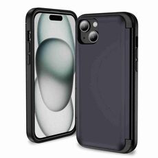 Per iPhone 15 Plus Custodia per telefono con supporto a vibrazione 3 in 1 (blu reale)