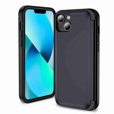 Per iPhone 14/13 Custodia per telefono con supporto a vibrazione 3 in 1 (blu reale)