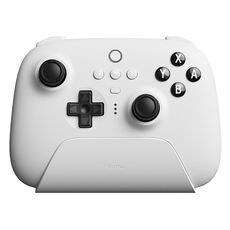 8BitDo Orion NS versione vero gamepad Bluetooth wireless con supporto di ricarica (bianco)