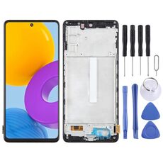 Per Samsung Galaxy M52 5G SM-M526B Schermo LCD OLED da 6,43 pollici per digitalizzatore assemblaggio completo con cornice