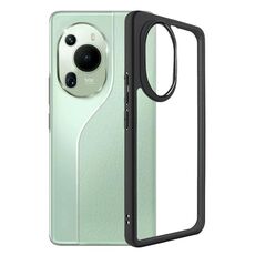 Per Honor 200 Pro TPU satinato + custodia per telefono PC trasparente (nera)