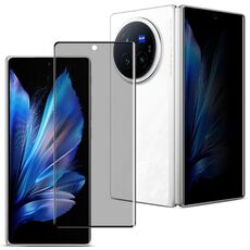 Per vivo X Fold3 / X Fold3 Pro imak 3D curvo HD Pellicola protettiva in vetro temperato anti-spia a schermo intero