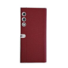 Custodia per telefono antiurto ultrasottile in fibra di carbonio Kevlar per Honor V Purse (rossa)