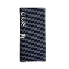 Per Honor V Purse Custodia per telefono antiurto ultrasottile in fibra di carbonio Kevlar (nera)