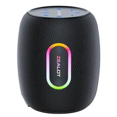 Zealot S64 Altoparlante Bluetooth con super subwoofer dal suono scioccante con luce RGB (nero)
