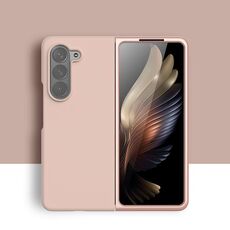 Custodia pieghevole in silicone per Samsung Galaxy Z Fold6 (rosa)