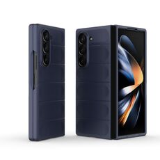 Per Samsung Galaxy Z Fold6 Magic Shield Fold Custodia antiurto per PC (blu scuro)