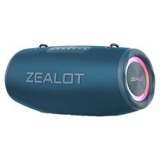 Zealot S87 Altoparlante Bluetooth esterno portatile da 80 W con luce RGB (blu)
