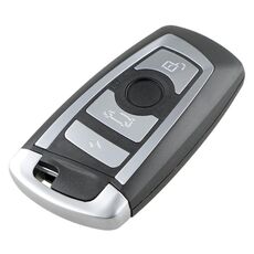 Chiave per auto con telecomando intelligente per sistema BMW CAS4 con chip e batteria integrati, frequenza: 868 MHz
