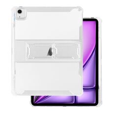 Per iPad Air 13 2024 Custodia per tablet Airbag per PC ibrida in TPU con slot per penna (trasparente)