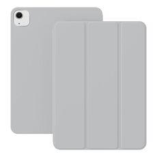 Per iPad Air 13 2024 Custodia per tablet intelligente magnetica ultrasottile con clip bifacciale (grigio)