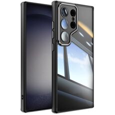 Per Samsung Galaxy S24 Ultra 5G Custodia per telefono antiurto in acrilico ibrido TPU Armor (nero)