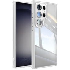 Per Samsung Galaxy S24 Ultra 5G Custodia per telefono antiurto con armatura in TPU ibrida acrilica (trasparente)