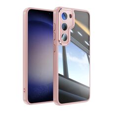 Per Samsung Galaxy S23 5G Custodia per telefono antiurto con armatura in TPU ibrida acrilica (rosa)