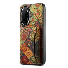 Custodia per telefono con supporto per slot per scheda Honor 100 Pro (giallo autunno)