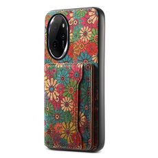 Custodia per telefono con supporto per slot per scheda Honor 100 Pro (verde primavera)