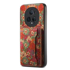 Custodia per telefono con supporto per slot per scheda Honor Magic5 Ultimate (rosso estivo)